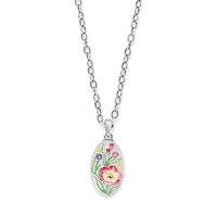 La Tulipe Flower Short Necklace