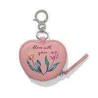 La Tulipe Heart Pouch Handbag Fob