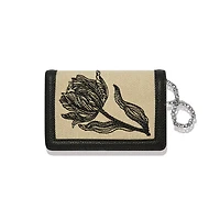 La Tulipe Noir Medium Wallet
