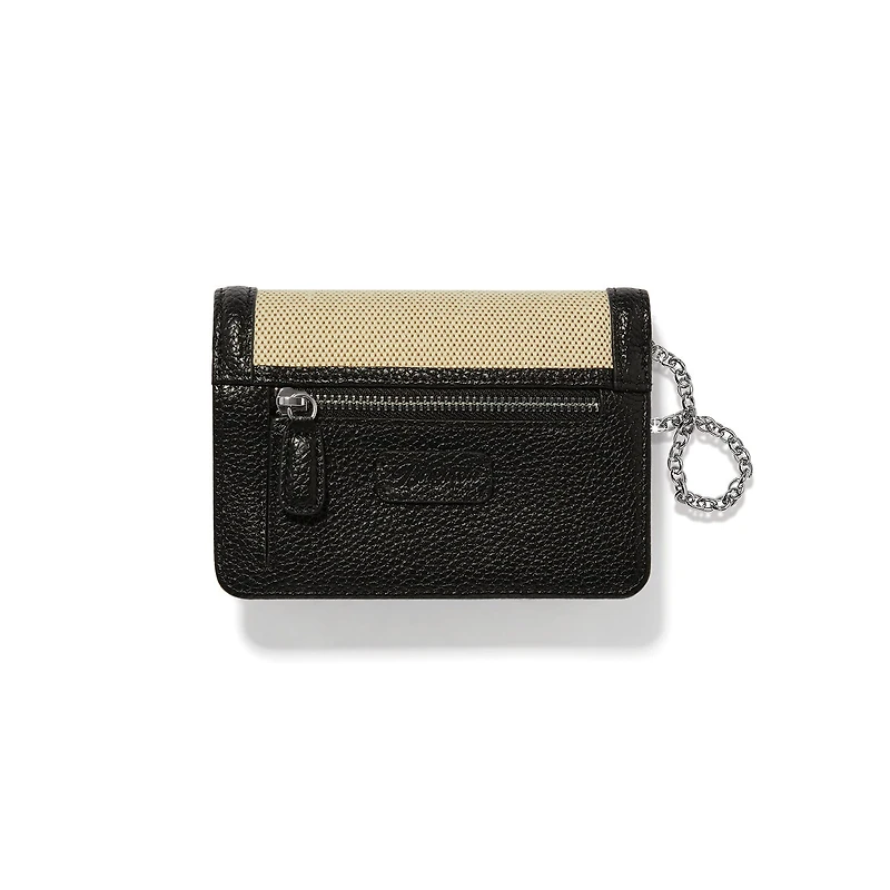La Tulipe Noir Medium Wallet