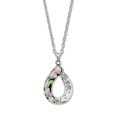 La Tulipe Noir Necklace