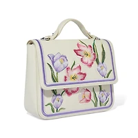 La Tulipe Violetta Flap Bag