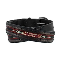 Laced Edge Horse Hair Ribbon Belt