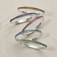 Light Hearted Crystal Bangle