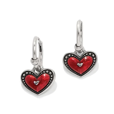 Love Me Do Hoop Earrings