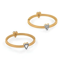 Love Messages B Bold Hinged Bangle