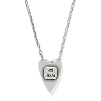 Love Messages B Bold Reversible Necklace