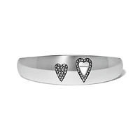 Love Messages B Simple Hinged Bangle
