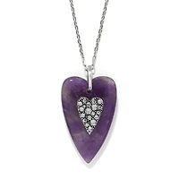 Love Messages B You Amethyst Necklace