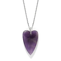 Love Messages B You Amethyst Necklace