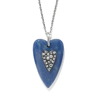 Love Messages B You Blue Quartz Necklace