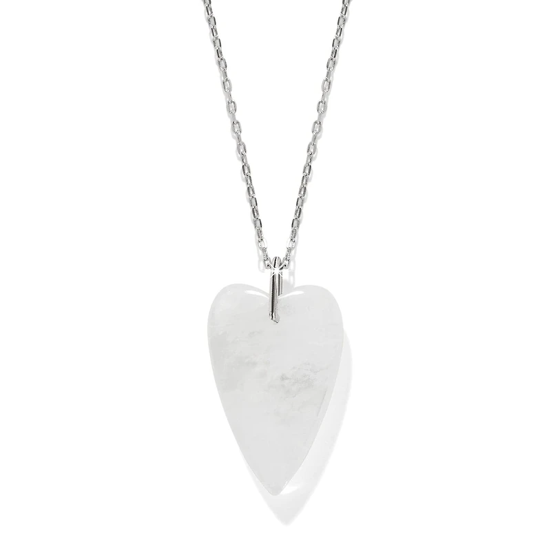 Love Messages B You Crystal Quartz Necklace