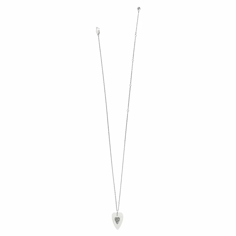 Love Messages B You Crystal Quartz Necklace