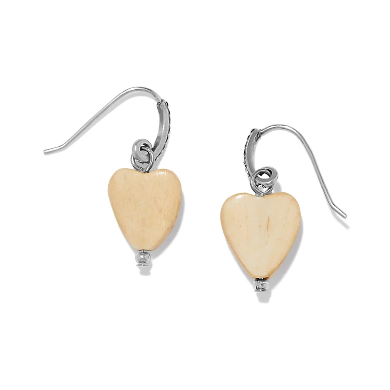 Love Messages I Am Grateful Wood French Wire Earrings