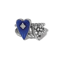 Love Messages You R Loved Blue Ring