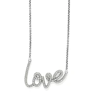 Love Script Sparkle Necklace