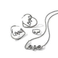 Love Script Sparkle Necklace