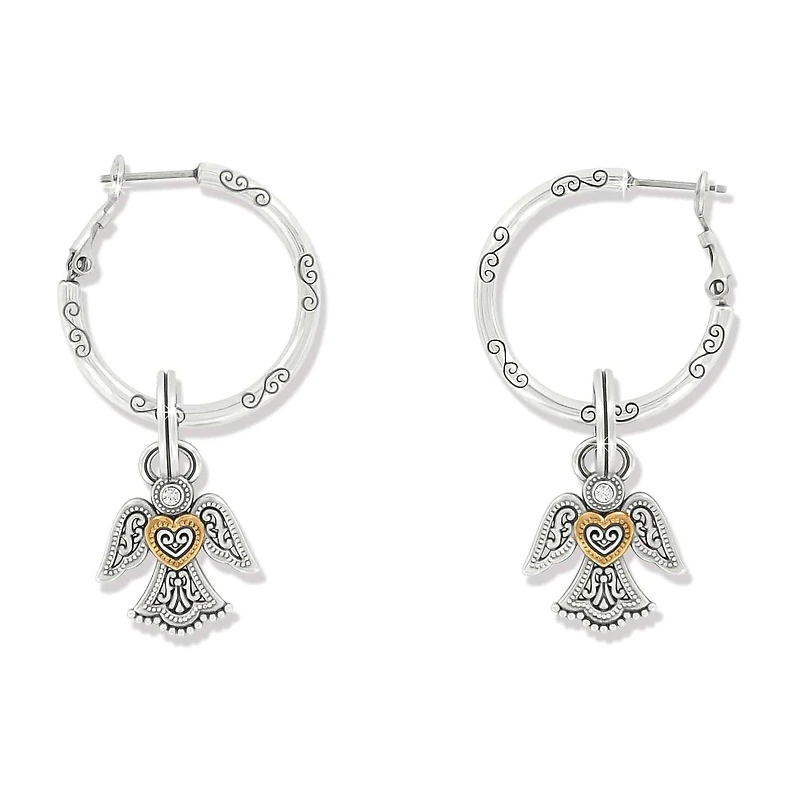 Loving Angel Charm Earrings