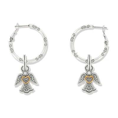 Loving Angel Charm Earrings