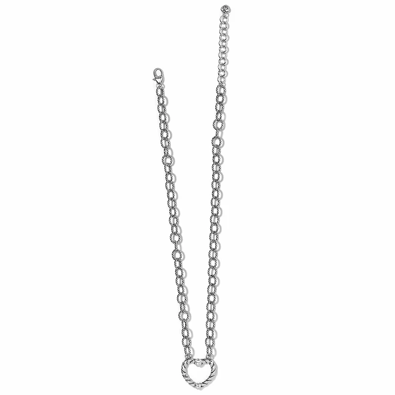 Mabel Heart Charm Holder Necklace