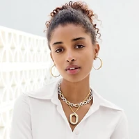 Medici Two Tone Convertible Necklace