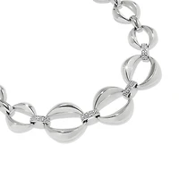 Meridian Classic Crescent Link Necklace