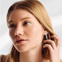 Meridian Geo Bar Post Earrings