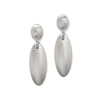 Meridian Orbit Oval Post Drop Earrings