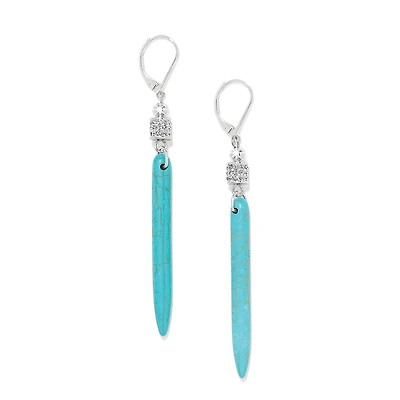 Meridian Petite Drop Leverback Earrings
