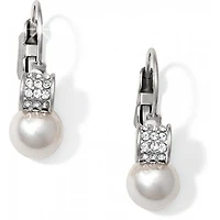 Meridian Petite Pearl Leverback Earrings