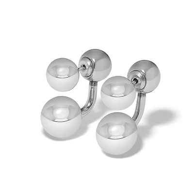 Meridian Petite Sphere Post Drop Earrings