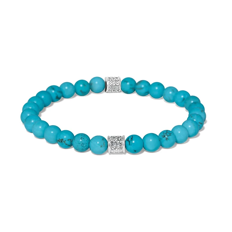Meridian Petite Turquoise Stretch Bracelet