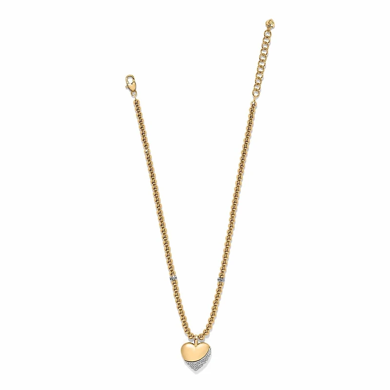 Meridian Petite Wave Heart Necklace