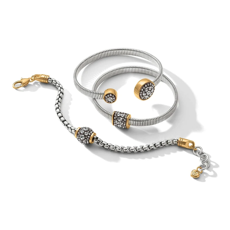 Meridian Solis Hematite Duo Bracelet