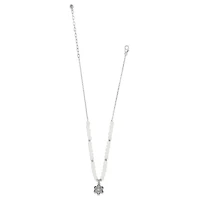 Metal Petal Bead Necklace