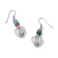 Mingle Sweetheart Bead French Wire Earrings