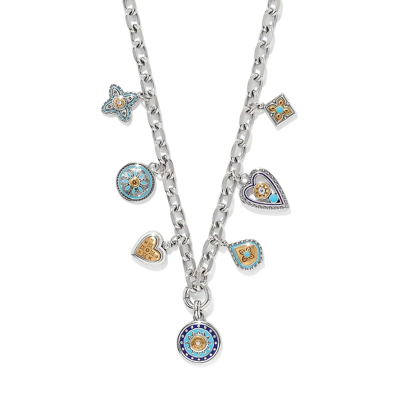 Mosaic Cerrillos Charm Necklace
