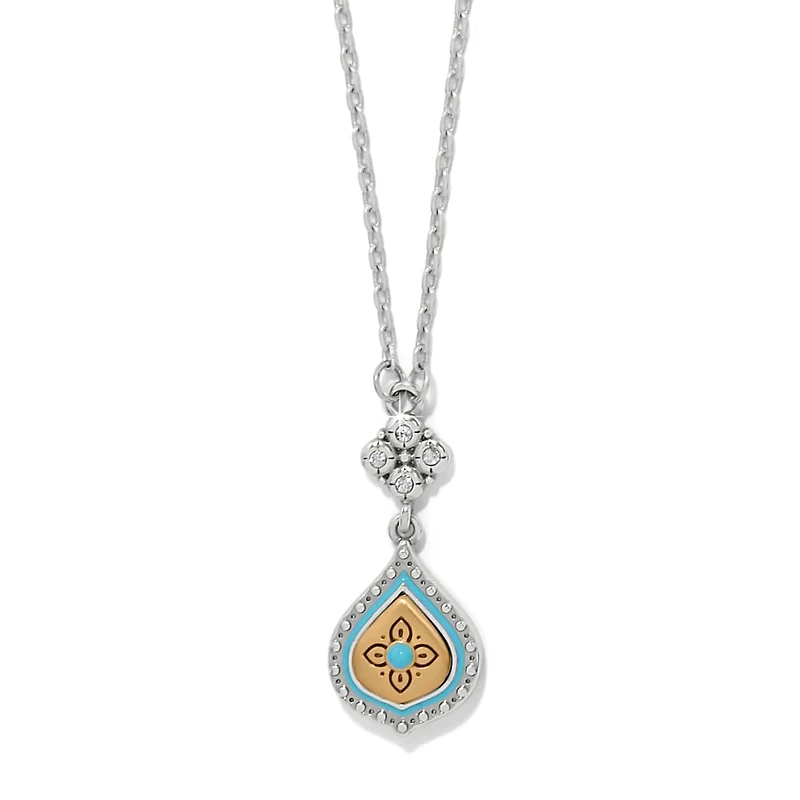 Mosaic Cerrillos Petite Teardrop Necklace