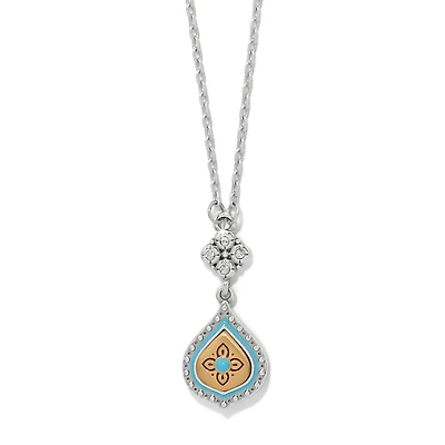 Mosaic Cerrillos Petite Teardrop Necklace