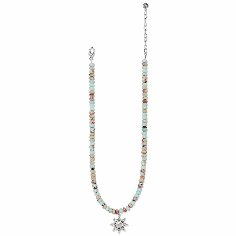 Mosaic Mojave Beam Beaded Necklace