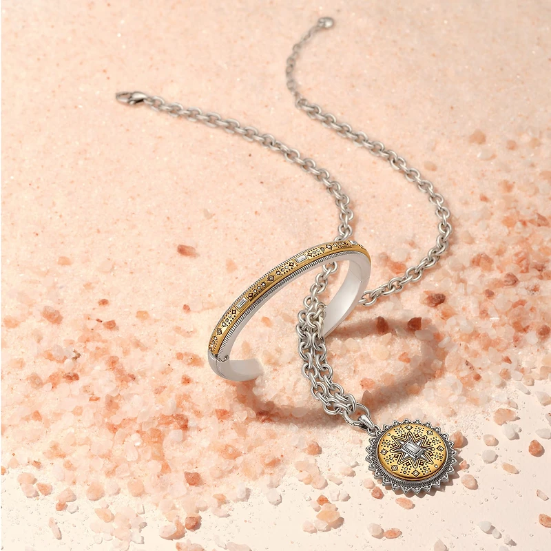 Mosaic Nova Hinged Bangle