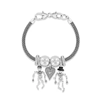 Mr. & Mrs. Bones Charm Bracelet