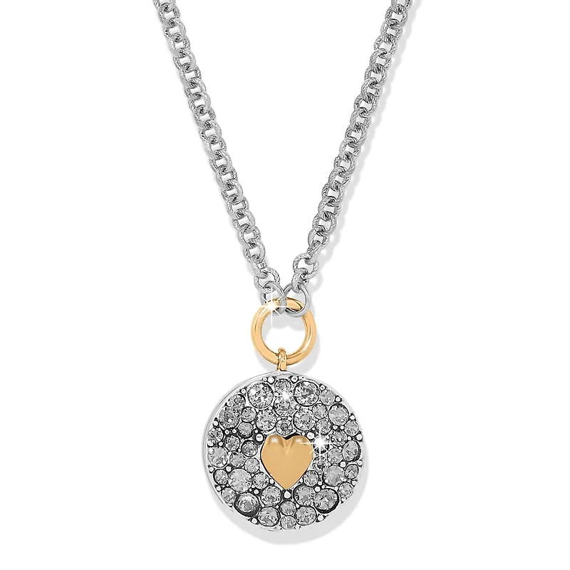 Mystery Of Love Golden Heart Necklace