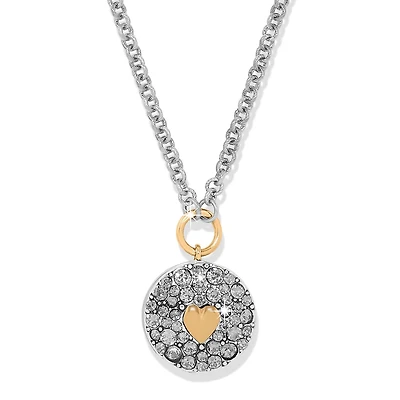 Mystery Of Love Golden Heart Necklace