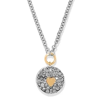 Mystery Of Love Golden Heart Necklace