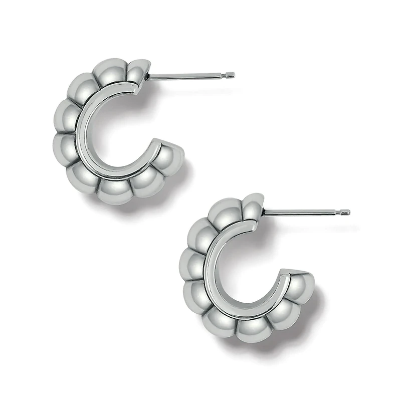Mystic Moon Scallop Small Hoop Earrings