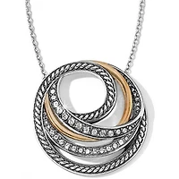 Neptune's Rings Two Tone Short Necklace