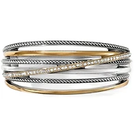 Neptune's Rings Hinged Bangle