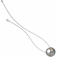 Neptune's Rings Two Tone Short Necklace