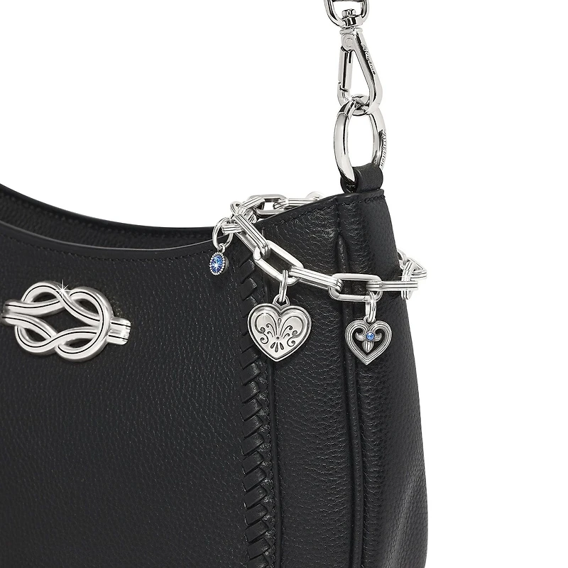 One Heart Azure Heart Charm